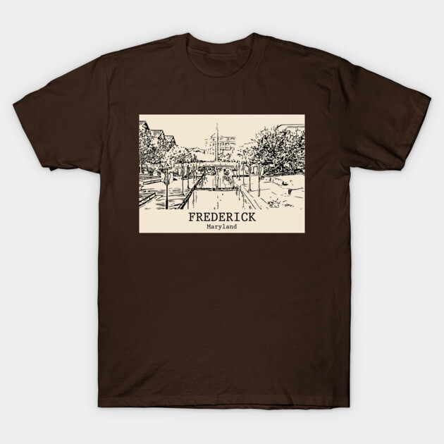 Frederick - Maryland T-Shirt by Lakeric