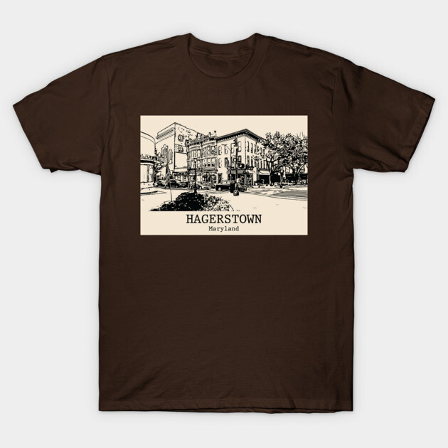 Hagerstown - Maryland T-Shirt by Lakeric