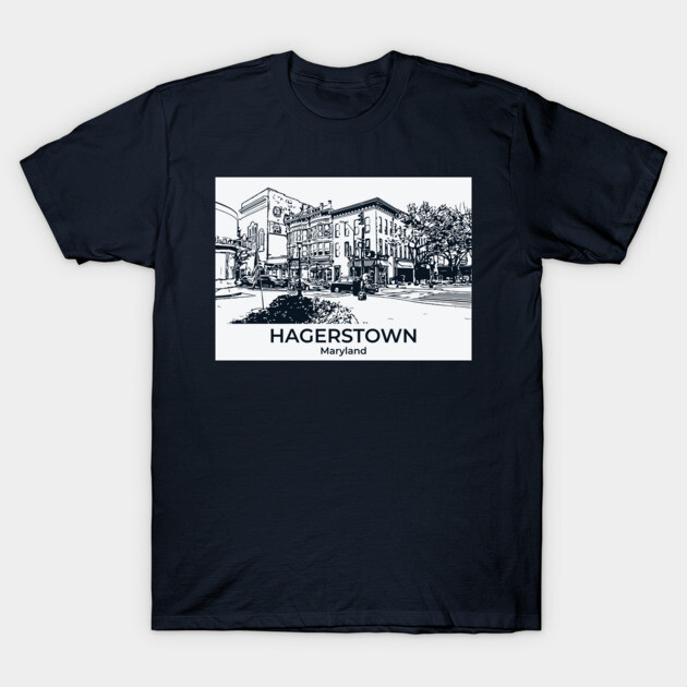 Hagerstown - Maryland T-Shirt by Lakeric