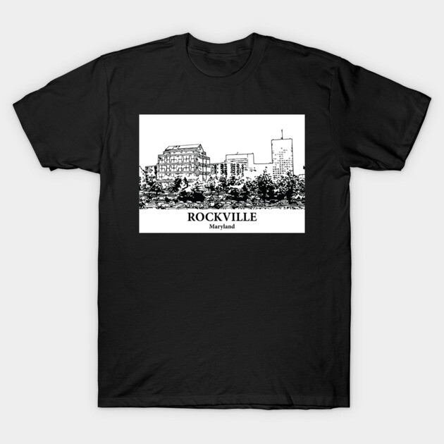 Rockville - Maryland T-Shirt by Lakeric