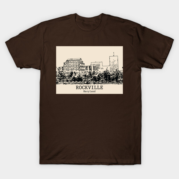 Rockville - Maryland T-Shirt by Lakeric