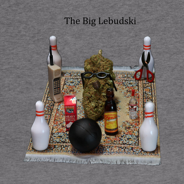 Lebudsky Dream Top Down (for light colors) - Weed Design by MrGreenGenes420