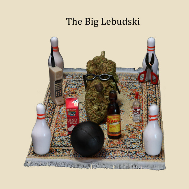 Lebudsky Dream Top Down (for light colors) - Weed Design by MrGreenGenes420