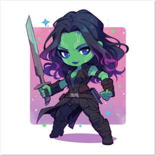 gamora Posters and Art