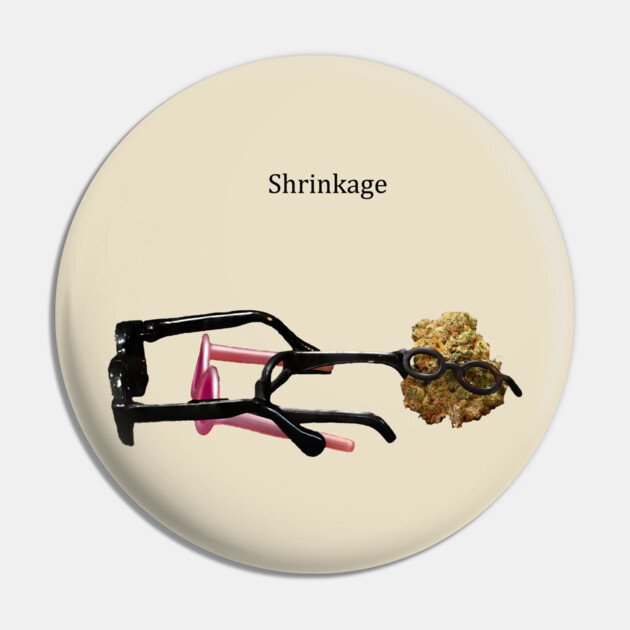 Shrinkage Jackapulco (for light colors) - Weed Design Pin by MrGreenGenes420