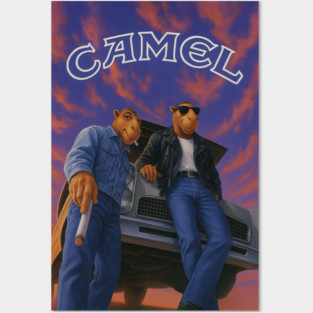 Joe Camel Sunset Cruisers Shirt Posters and Art