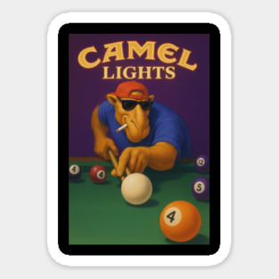 Joe Cool Camel Lights Pool Shark Shirt Magnet