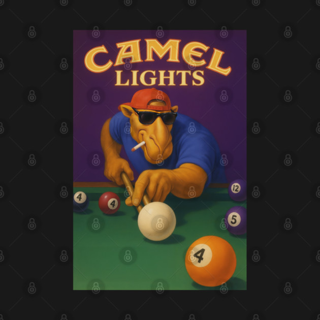 Joe Cool Camel Lights Pool Shark Shirt by Shit Post Hero