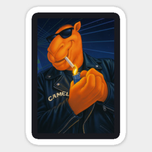 Joe Camel Nightlife Icon Shirt Sticker