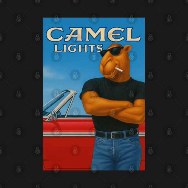 Joe Camel Lights Muscle Car Shirt by Shit Post Hero