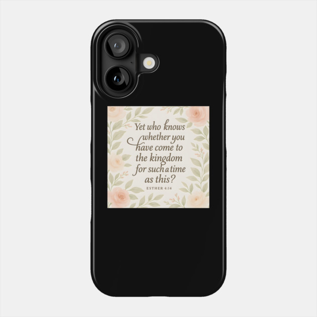 For Such A Time Phone Case by Peter's Store 8
