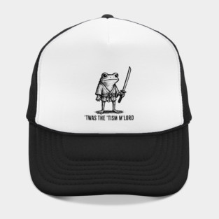 'Twas The 'Tism M'lord Funny Wizard Frog Autism Hat