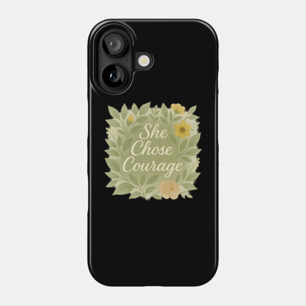 She Chose Courage  Esther Phone Case by Peter's Store 8