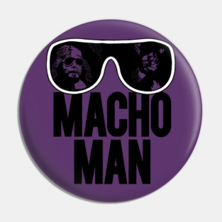 Macho Man The Cream of The Crop OH Yeah Vintage Wrestling T-Shirt Pin