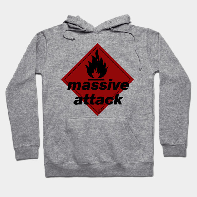 Massive Attack Fan Art Hoodie by Timeless Chaos