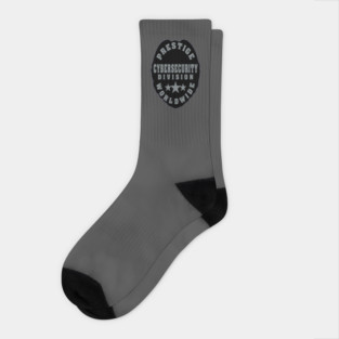 Front and Back Prestige Worldwide Cyber Security Division Socks
