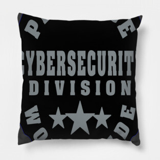 Front and Back Prestige Worldwide Cyber Security Division Pillow