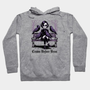 Crows Before Bros Hoodie