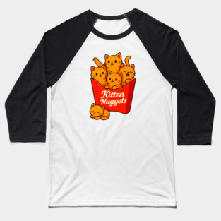 Kitten Nuggets Baseball T-Shirt