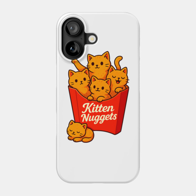 Kitten Nuggets Phone Case by Silly Me Studio