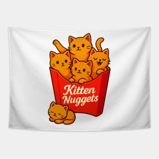Kitten Nuggets Tapestry