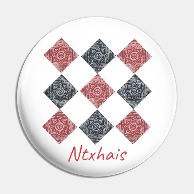 Ntxhais – Blossoming Hmong Beauty in Pattern Pin by Pimcolle