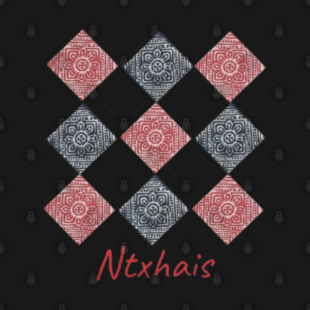 Ntxhais – Blossoming Hmong Beauty in Pattern by Pimcolle