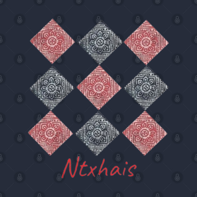Ntxhais – Blossoming Hmong Beauty in Pattern by Pimcolle