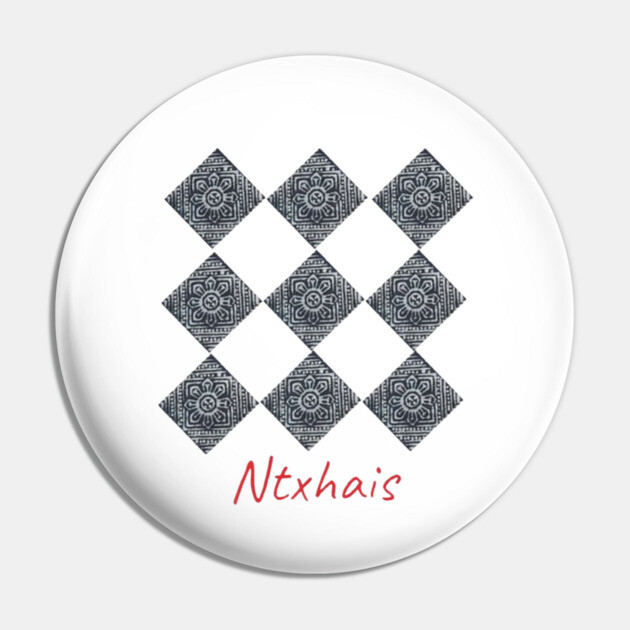 Ntxhais – Blossoming Hmong Beauty in Pattern Pin by Pimcolle