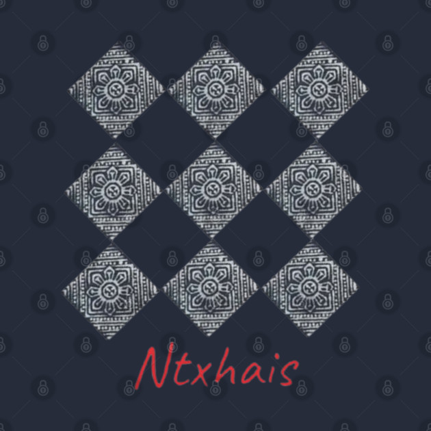 Ntxhais – Blossoming Hmong Beauty in Pattern by Pimcolle