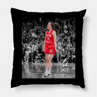 Caitlin Clark Funny meme, Indiana Fever Basketball Pillow