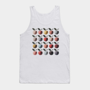 Folk Art Apples Back to school Teacher Tank Top