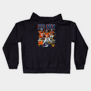 Bo Nix Denver Collage Kids Hoodie