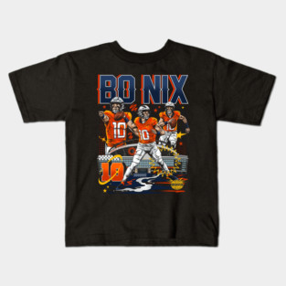 Bo Nix Denver Collage Kids T-Shirt