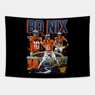 Bo Nix Denver Collage Tapestry