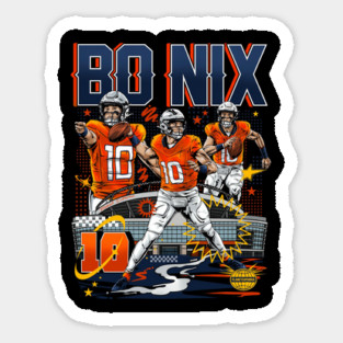 Bo Nix Denver Collage Sticker