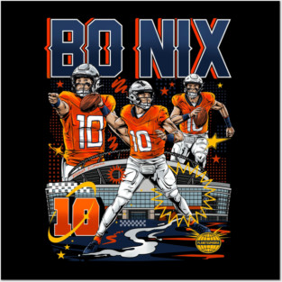 Bo Nix Denver Collage Posters and Art