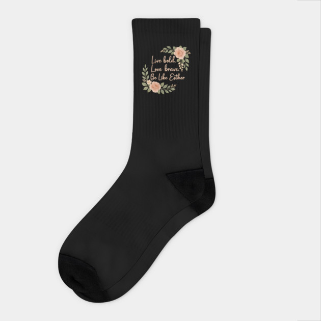 Be Like Esther Socks by Peter's Store 8