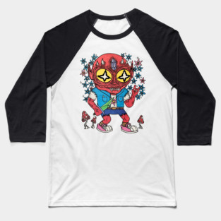 Flower Goblin Baseball T-Shirt