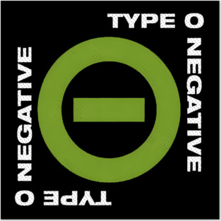 Type O Negative – Classic Green Symbol Posters and Art