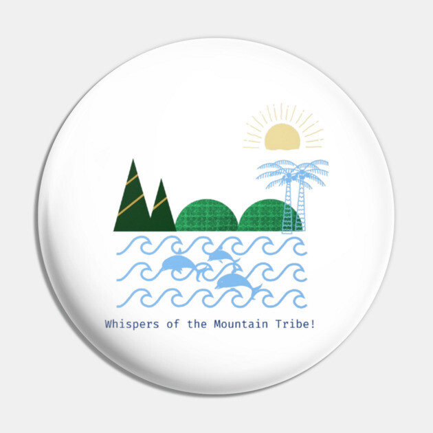 Whispers of the Mountain Tribe – Echoes in Green Pin by Pimcolle