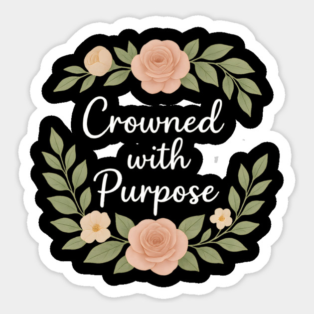Crowned With Purpose Magnet by Peter's Store 8