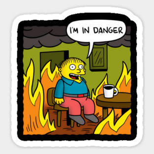 I'm In Danger Sticker