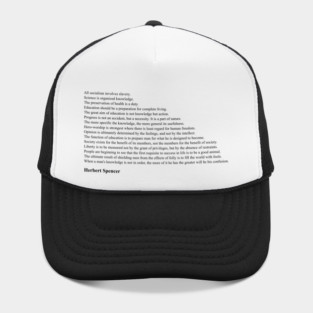 Herbert Spencer Quotes Hat