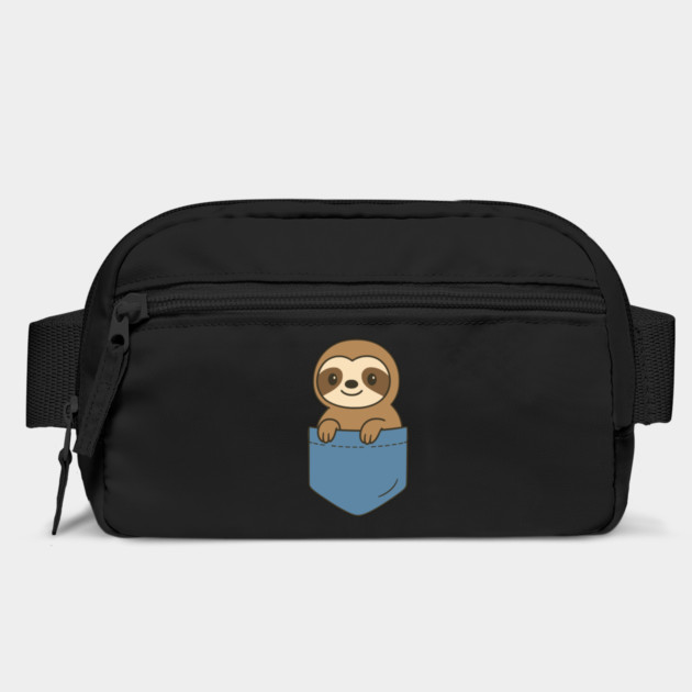 Funny Baby Sloth Pocket Pal Cute Lazy Animal Sloth Vibe by Yesteeyear
