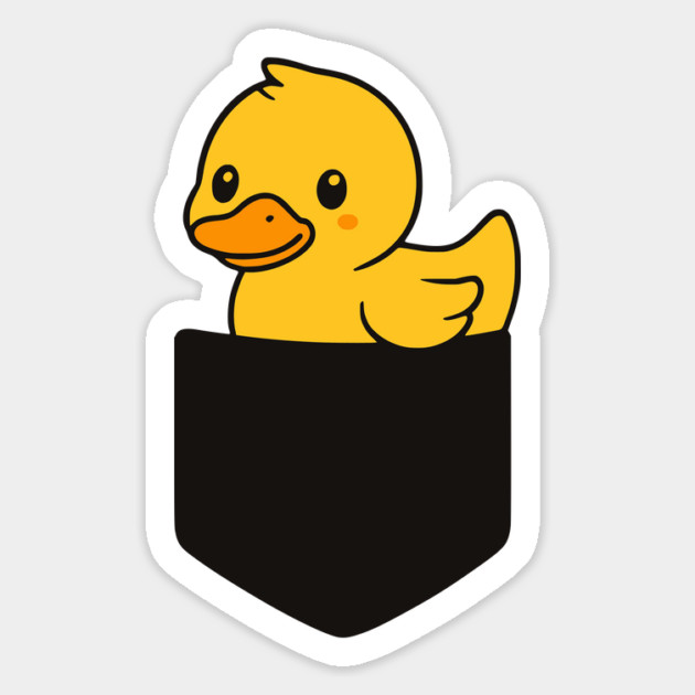 Cute Duckling Pocket Pal Funny Baby Farm Animal Magnet by Yesteeyear