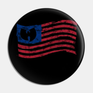 Wu tang Flag Pin