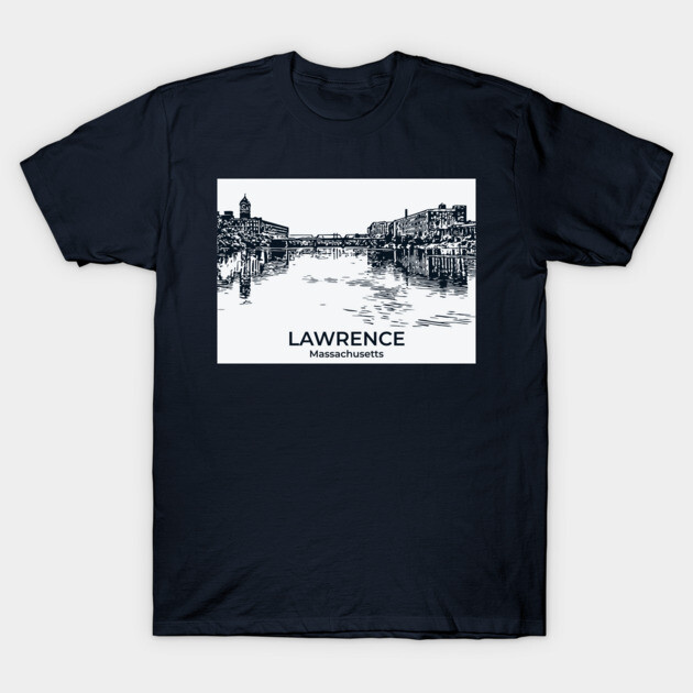 Lawrence - Massachusetts T-Shirt by Lakeric