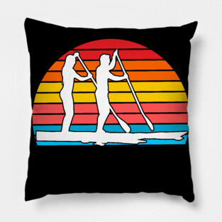 Stand Up Paddle Watersport Design Pillow