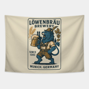 Prost from Munich – Löwenbräu Tapestry